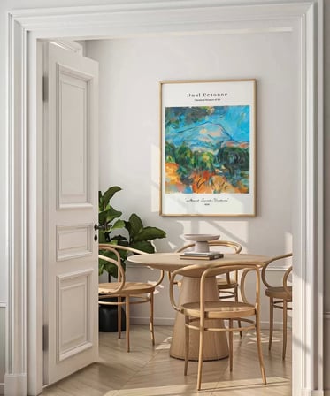 Çerçevesiz Poster Paul Cézanne Sainte-Victoire Dağı