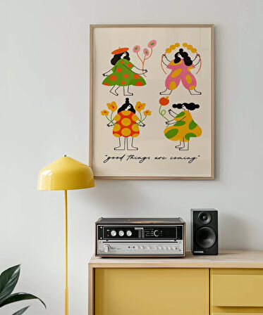 Çerçevesiz Poster Mutlu Günler Yaklaşıyor