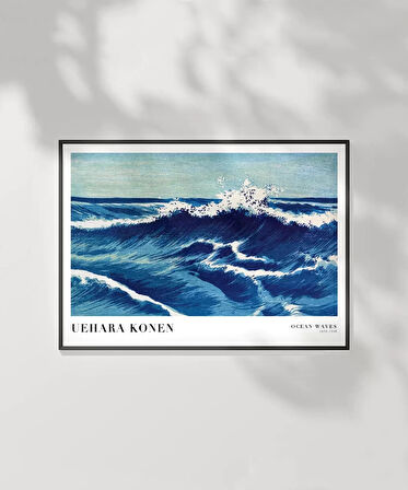 Çerçevesiz Poster Uehara Konen Okyanus Dalgaları