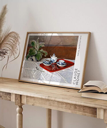 Çerçevesiz Poster Claude Monet Çay Servisi (1)
