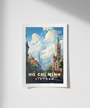 Çerçevesiz Poster Saygon'un Fransız Mirası