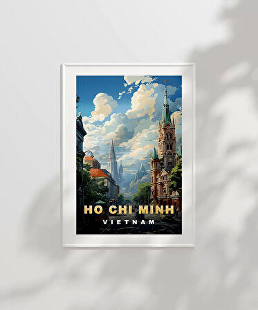 Çerçevesiz Poster Saygon'un Fransız Mirası