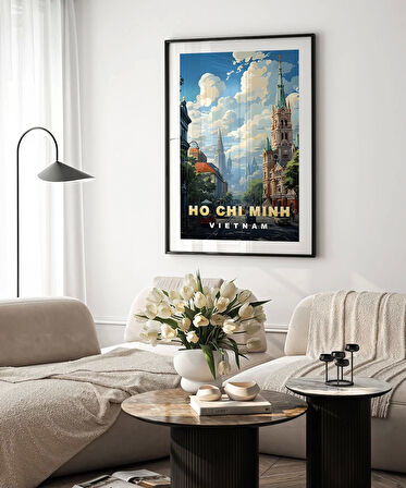 Çerçevesiz Poster Saygon'un Fransız Mirası
