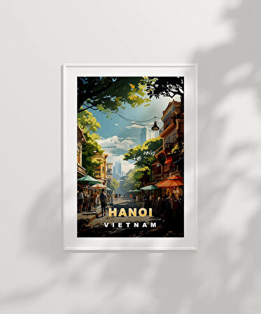 Çerçevesiz Poster Vietnam'ın Kalbi Hanoi