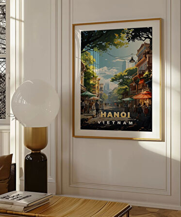 Çerçevesiz Poster Vietnam'ın Kalbi Hanoi