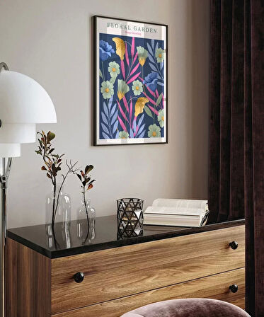 Çerçevesiz Poster Floral Rüyalar