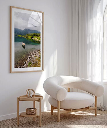 Çerçevesiz Poster Göl Kenarında Huzur