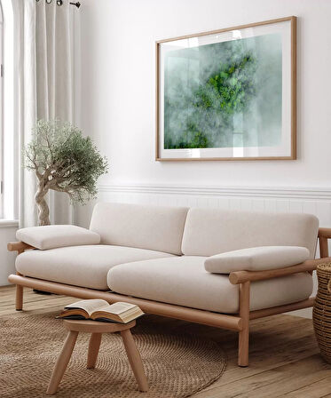 Çerçevesiz Poster Sisli Orman