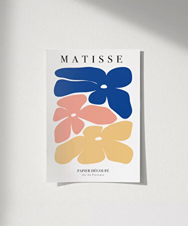 Çerçevesiz Poster Matisse Papiers Découpés No 7