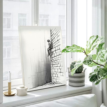 Duvarın Ötesinde Kanvas Tablo