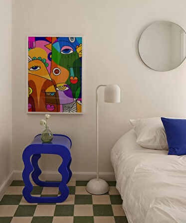 Çerçevesiz Poster Modern Harmoni