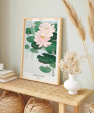 Çerçevesiz Poster Ohara Koson Nilüfer