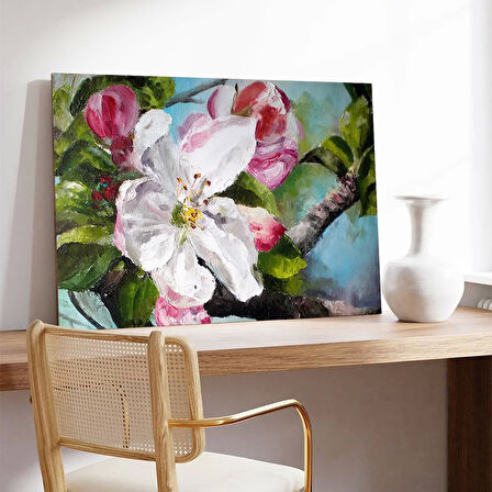 İnci Çiçeği Kanvas Tablo