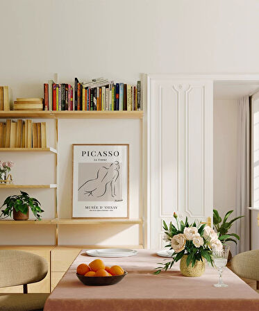 Çerçevesiz Poster Picasso La Femme