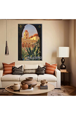 Palermo Vintage Kanvas Tablo