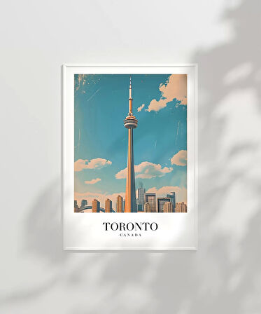 Çerçevesiz Poster Gökyüzüne Dokunan Toronto