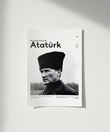 Çerçevesiz Poster Muasır Medeniyet Seviyesi