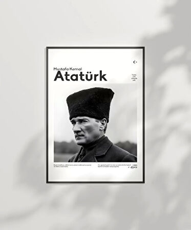Çerçevesiz Poster Muasır Medeniyet Seviyesi