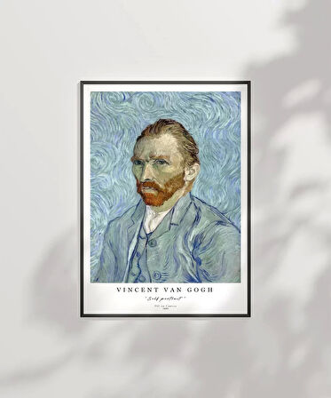 Çerçevesiz Poster Vincent Van Gogh Otoportre