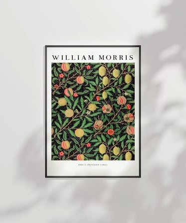 Çerçevesiz Poster William Morris Meyve Deseni No 1