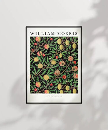 Çerçevesiz Poster William Morris Meyve Deseni No 1