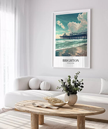 Çerçevesiz Poster İngiltere’nin Kalbi