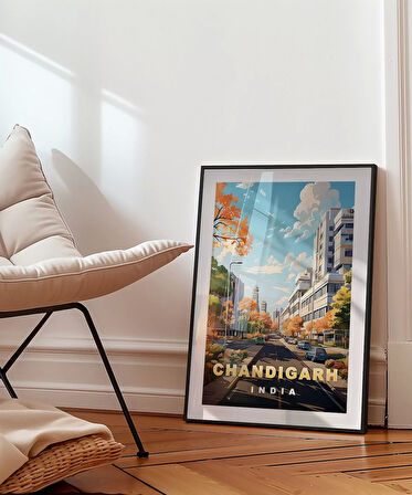 Çerçevesiz Poster Hindistan'ın Modern Yüzü