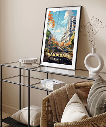 Çerçevesiz Poster Hindistan'ın Modern Yüzü