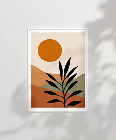 Çerçevesiz Poster Çöl Bitkisi