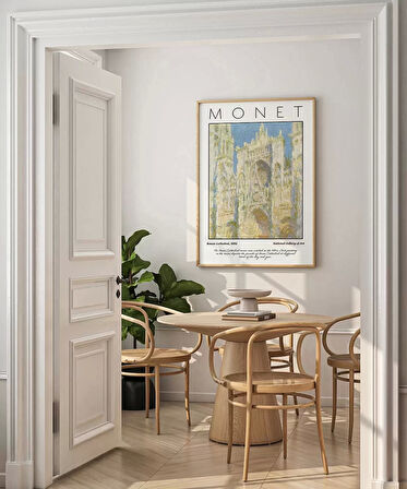 Çerçevesiz Poster Claude Monet Rouen Katedrali