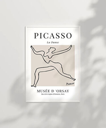 Çerçevesiz Poster Sanatsal Minimalizm