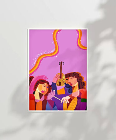 Çerçevesiz Poster Ritmin Kalbi
