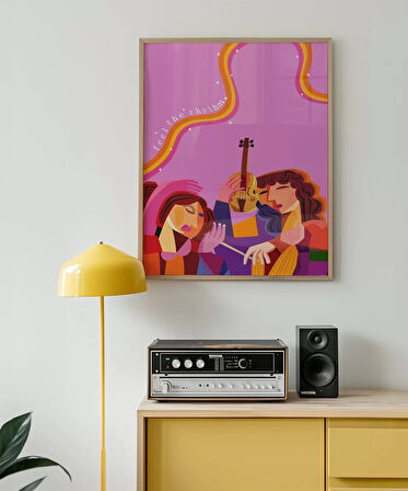 Çerçevesiz Poster Ritmin Kalbi