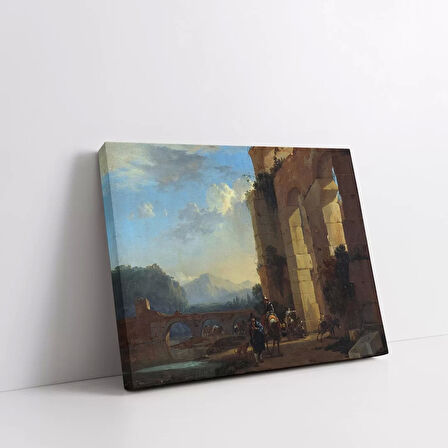Antik Harabeler Kanvas Tablo