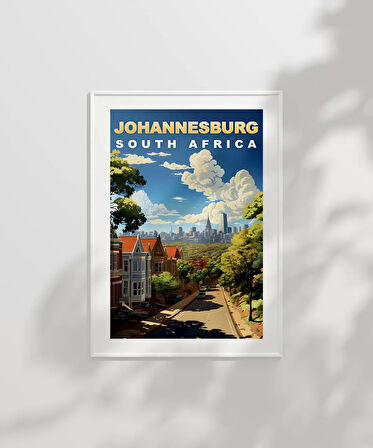 Çerçevesiz Poster Güney Afrika'nın Kalbi Johannesburg