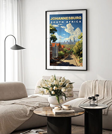 Çerçevesiz Poster Güney Afrika'nın Kalbi Johannesburg