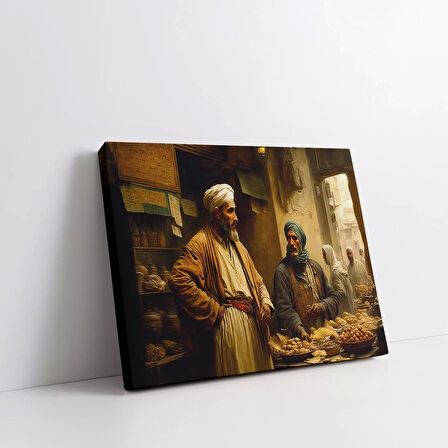 Gündelik Hikayeler Kanvas Tablo