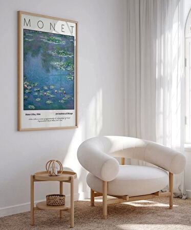Çerçevesiz Poster Claude Monet Zambaklar (2)