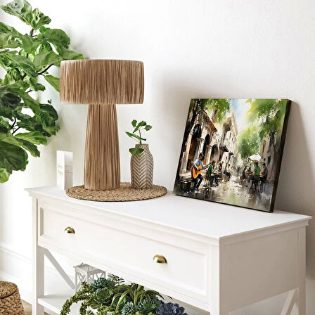 Müzikal Sokak Kanvas Tablo