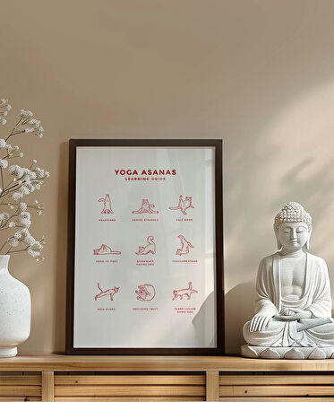 Çerçevesiz Poster Pati Yogası