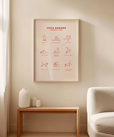 Çerçevesiz Poster Pati Yogası