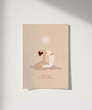 Çerçevesiz Poster Işığa Eğil