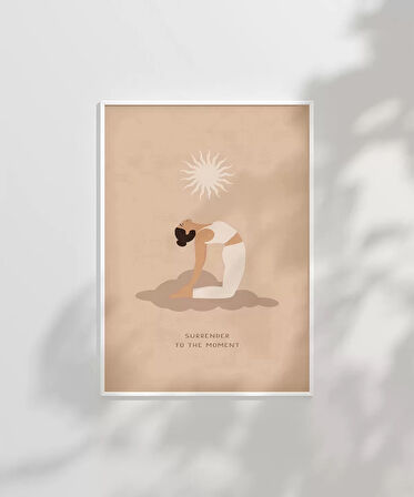 Çerçevesiz Poster Işığa Eğil