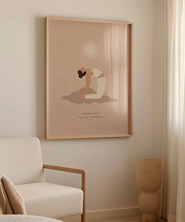 Çerçevesiz Poster Işığa Eğil