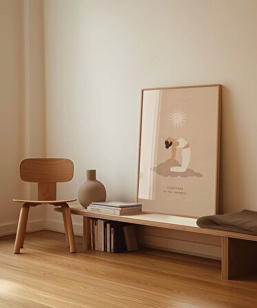 Çerçevesiz Poster Işığa Eğil