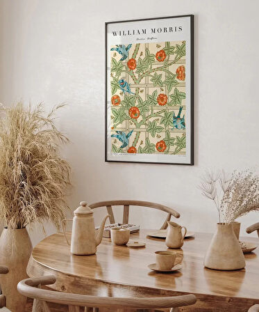 Çerçevesiz Poster William Morris Kafes Deseni