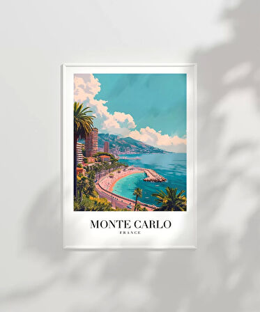 Çerçevesiz Poster Lüks ve Akdeniz'in Buluştuğu Yer