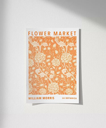 Çerçevesiz Poster William Morris Flower Market