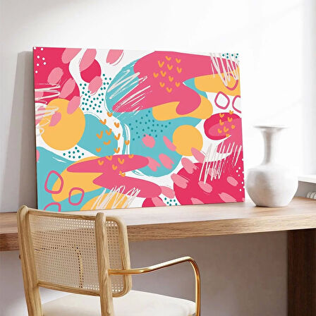 Renk Festivali Kanvas Tablo