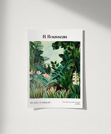 Çerçevesiz Poster Rousseau Ekvator Ormanı